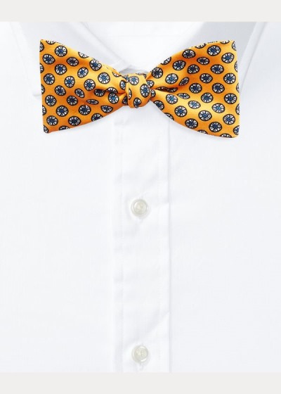 Laços Polo Ralph Lauren Block-Print Silk Bow Homem 93871-SFHG